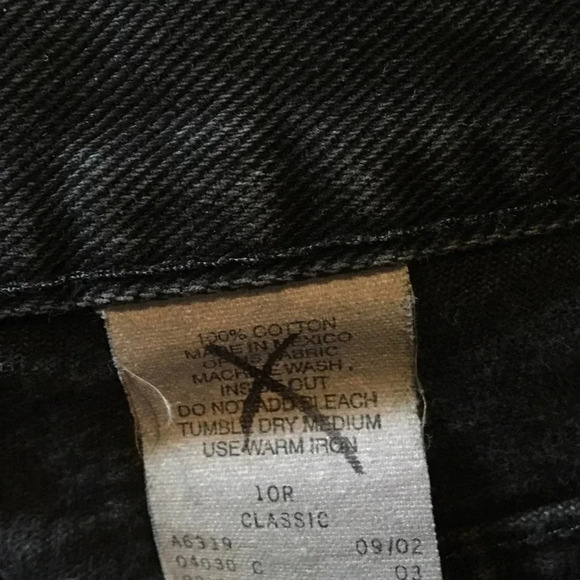 Harley-Davidson Black Mom Jeans High Rise Denim 10 - Picture 7 of 7
